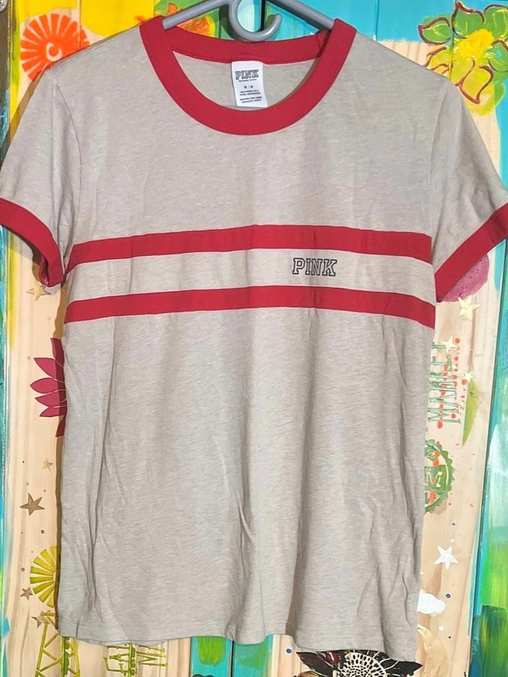 ❤️ PINK by Victoria’s Secret Colorblock Ringer T-Shirt ❤️
